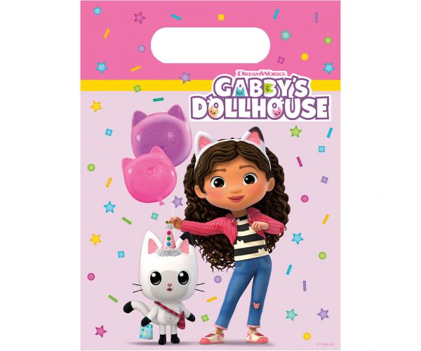 Set cadou cu 6 pungi pentru casa de păpuși Gabi