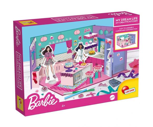 Set creativ Barbie Bucătăria de vis - Lisciani