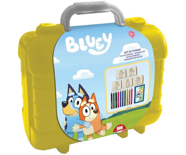 Set creativ de ștampile Bluey în valiză - Multiprint