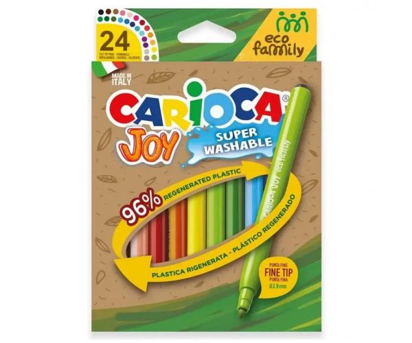Set de 24 carioci Eco Family Joy 2.8 mm - Carioca