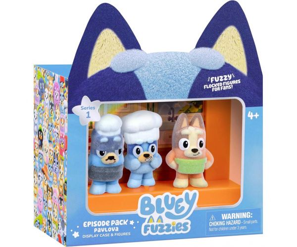 Set de 3 piese Bluey Fuzzies Episod - Pavlova