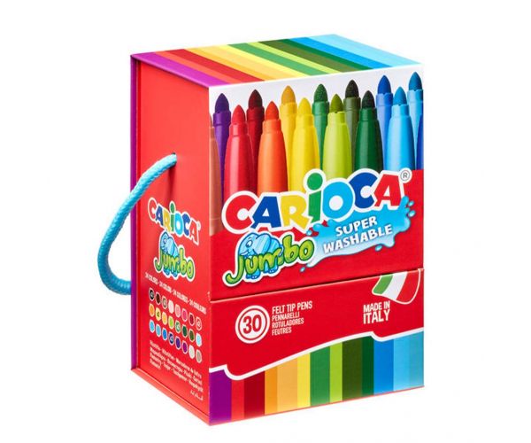 Set de 30 carioci lavabile Jumbo - Carioca