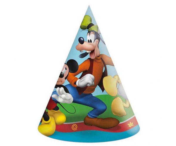 Disney Mickey egeres papír party kalap 6db-os szett