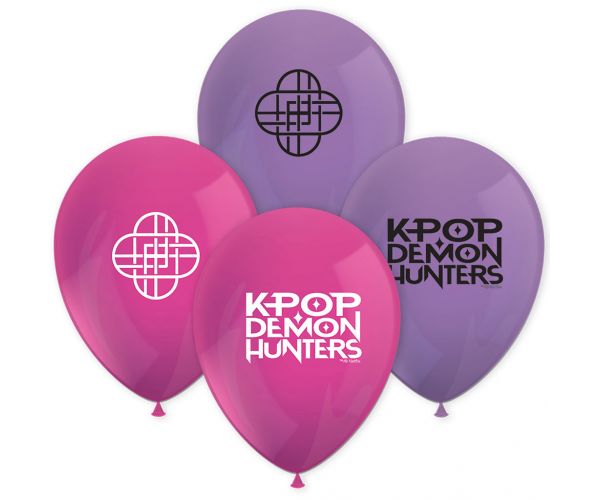 Set de 8 baloane din latex cu imprimeu K-Pop vânători de demoni