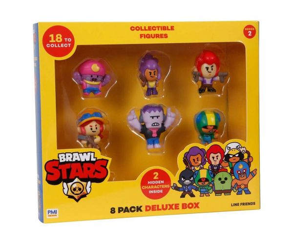 Set de 8 figurine miniaturale Brawl Stars în cutie