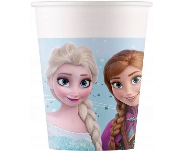 Set de 8 pahare de hârtie Frozen, 200 ml