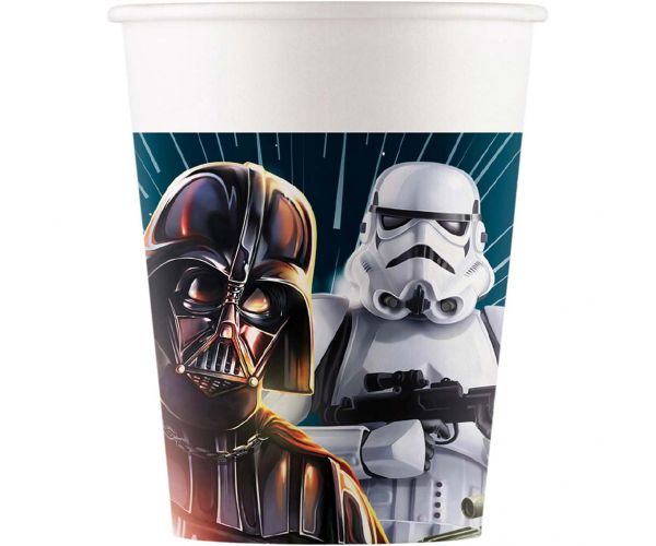 Set de 8 pahare de hârtie Star Wars 200ml