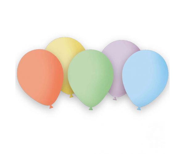 Set de baloane în culori pastelate – 12 bucăți