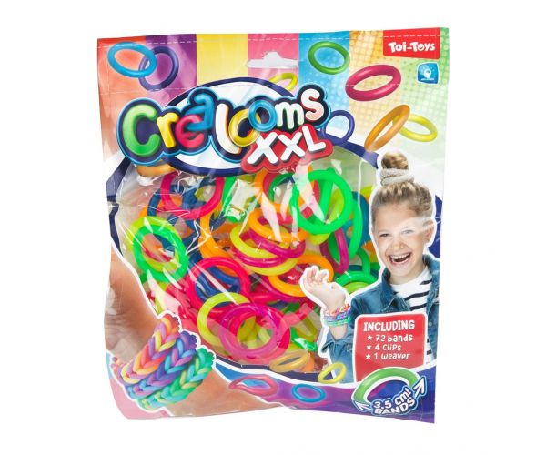 Set de creație brățări din elastice XXL Crealooms
