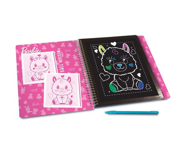 Set de creație cu imagini Barbie Cutie, 44 pagini - Lisciani