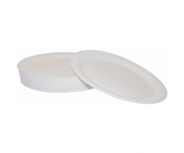Set de farfurii de hârtie PlayBox, 50 de bucăți, 23 cm