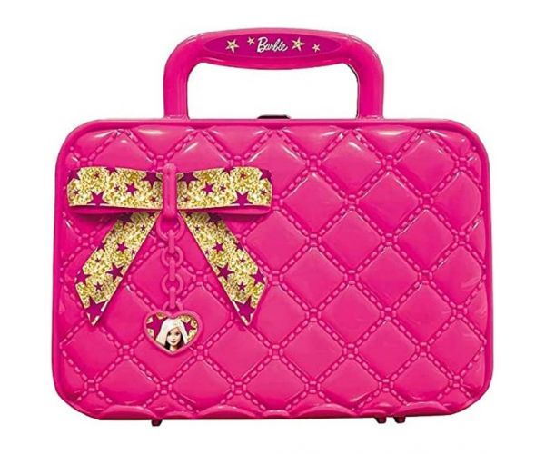 Set de frumusețe cu trusă de machiaj trendy Barbie - Lisciani