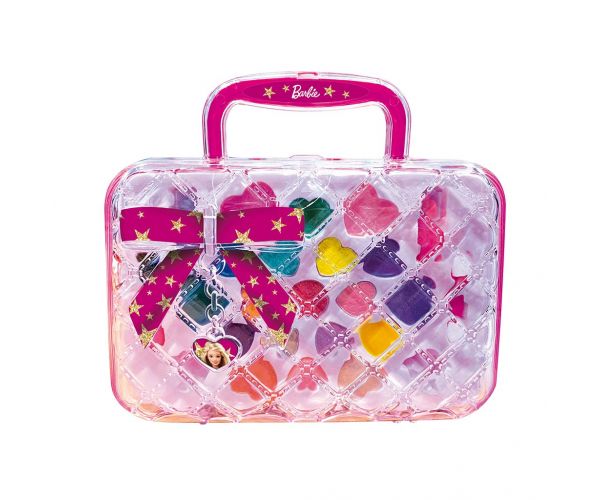 Set de frumusețe cu trusă de machiaj trendy Barbie - Lisciani
