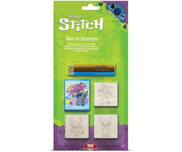 Set de imprimare Stitch cu creioane - Multiprint