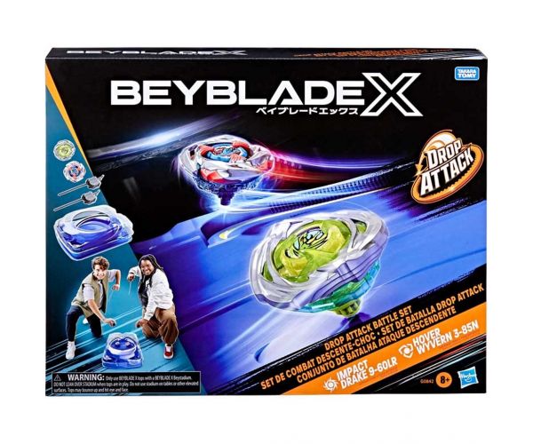 Beyblade X Drop Attack Battle aréna játékszett 2db pörgettyűvel - Hasbro