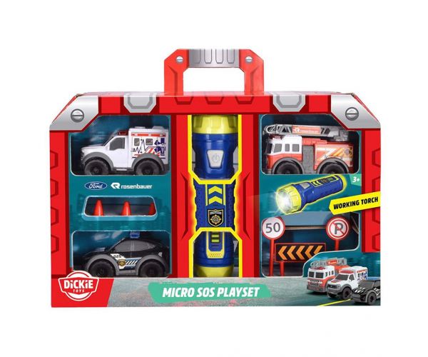 Set de joacă SOS Micro cu lanternă - Dickie Toys