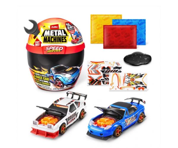 Set de joacă surpriză Metal Machines Speed Heroes în cască