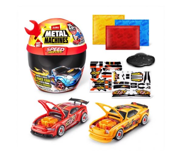 Set de joacă surpriză Metal Machines Speed Heroes în cască