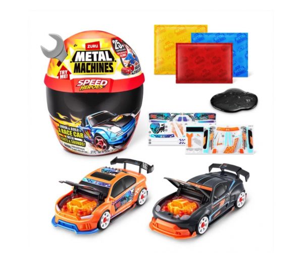 Set de joacă surpriză Metal Machines Speed Heroes în cască