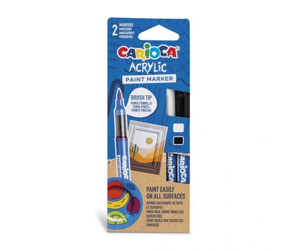 Set de markere acrilice 2 bucăți - Carioca