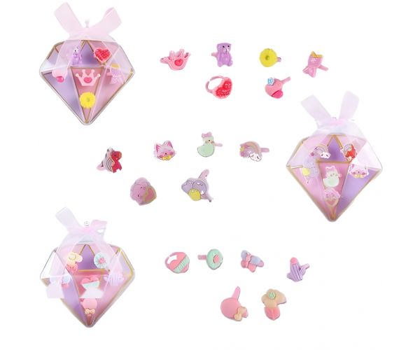 Set de ondulare în diferite variante, în cutie de formă diamant, 1buc.