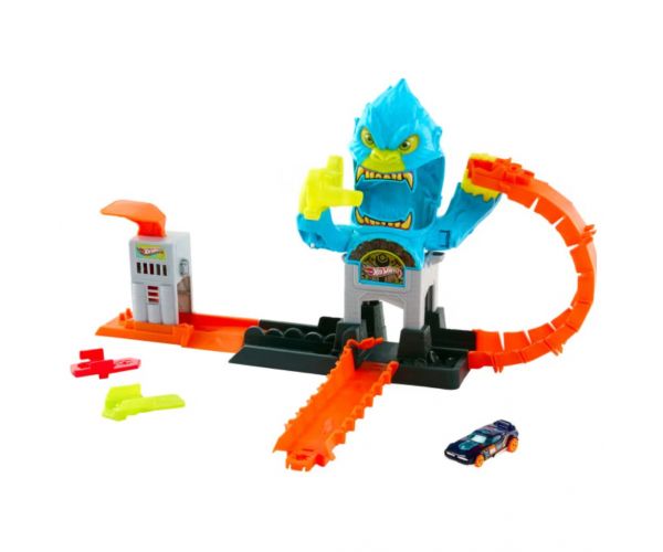 Set de pistă Hot Wheels Gorilla Slam Attack - Mattel