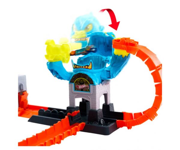 Set de pistă Hot Wheels Gorilla Slam Attack - Mattel