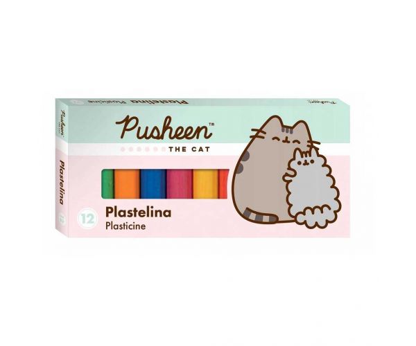 Set de plastilină Pusheen, 12 piese