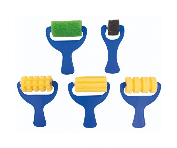 Set de role de vopsit cu burete PlayBox, 5 bucăți