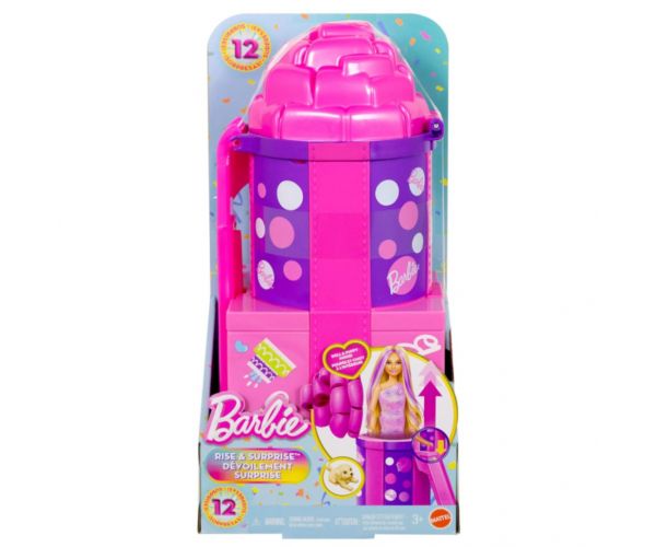 Set de surpriză Barbie party reveal cu tobogan - Mattel