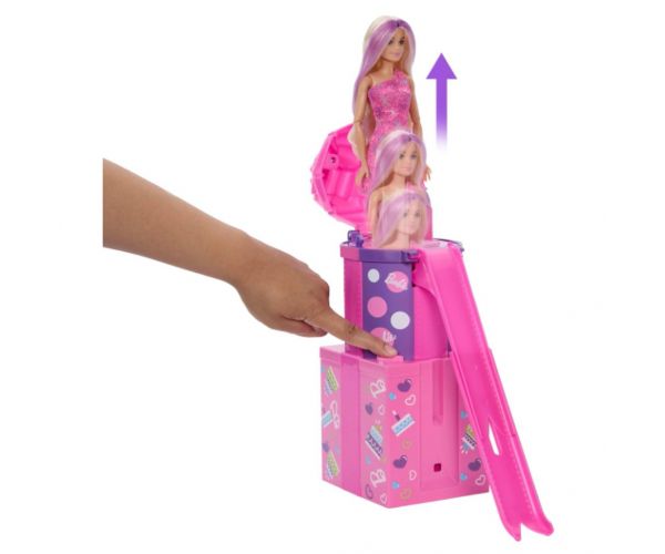 Set de surpriză Barbie party reveal cu tobogan - Mattel
