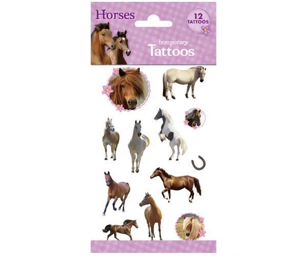 Set de tatuaje cu model de cal - Totum