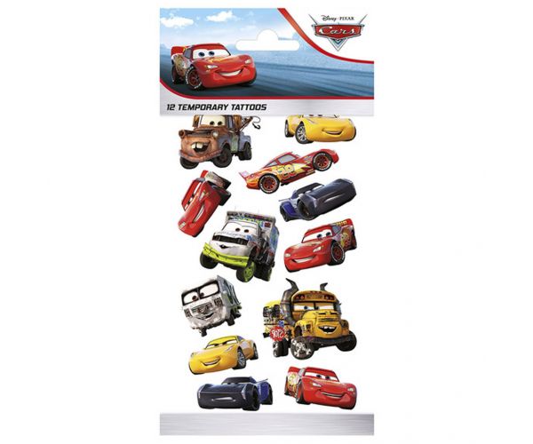 Set de tatuaje cu modele Cars