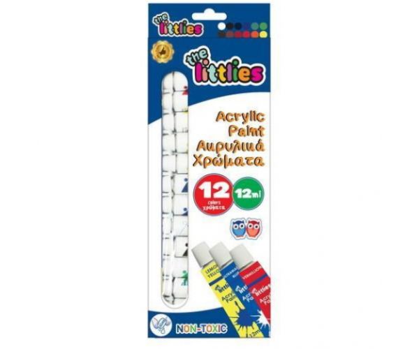 Set de vopsele acrilice colorate 12ml 12 bucăți