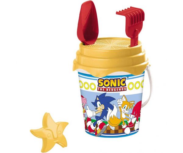 Set pentru nisip cu Sonic (Ariciul), cu stropitoare - Mondo Toys