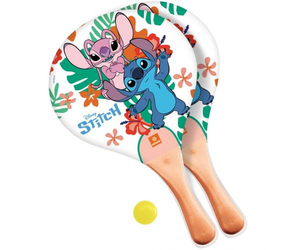 Set pentru tenis de plajă cu rachetă de padel Disney Stitch - Mondo Toys