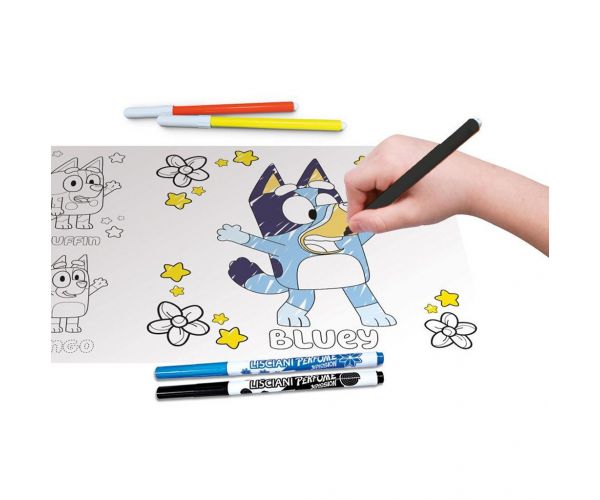 Set școală de desen Bluey cu tablă de desen iluminată – Lisciani