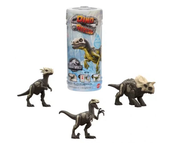 Set supriză cu dinozauri Jurassic World Reveal - Mattel