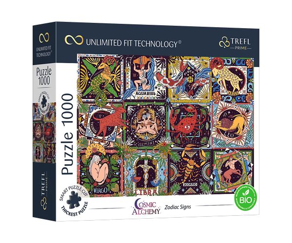 Semne zodiacale 1000 bucăți puzzle - Trefl