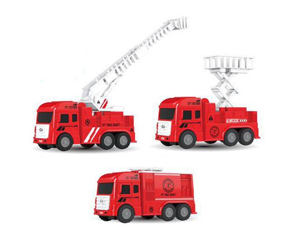 Service Team: Tűzoltó jármű 15cm háromféle változatban