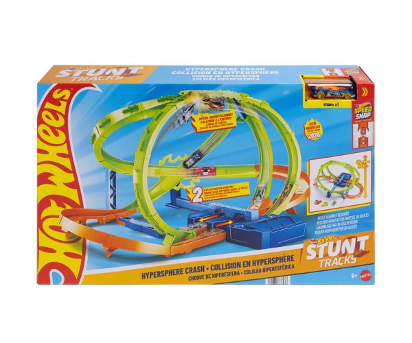 Set autostradă Hot Wheels Stunt Tracks Carnavalul Curbelor - Mattel