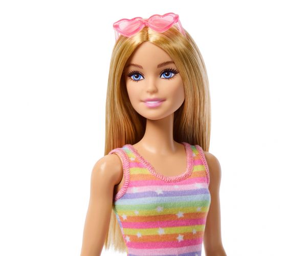 Set Barbie cu role pentru plimbat câinele - Păpușă blondă - Mattel