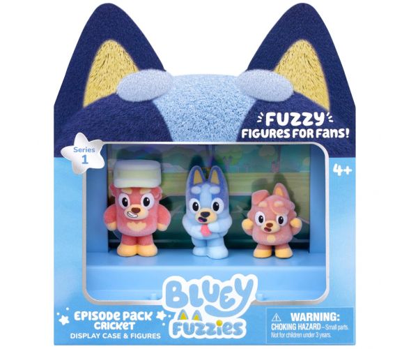 Set Bluey Fuzzies 3 bucăți - Cricket