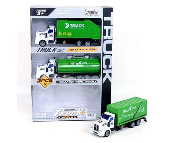 Set camion transport 3 bucăți 1:48