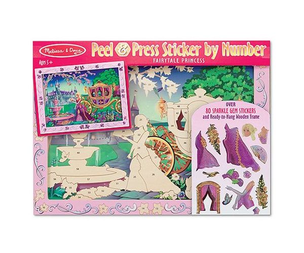 Hercegnő matricás képkészítő - Melissa & Doug