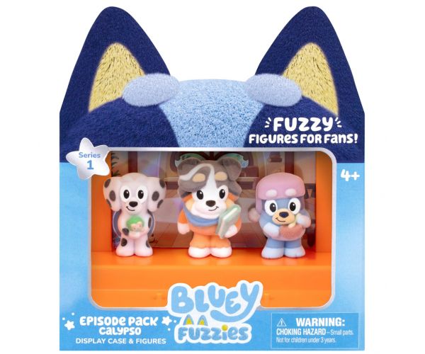 Set de 3 plușuri Bluey Fuzzies - Calypso