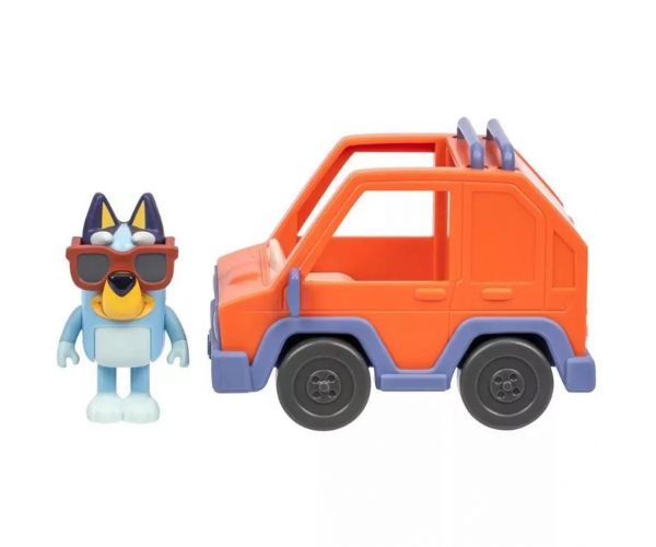 Set de joacă Bluey - Bluey și mașina sa 4x4