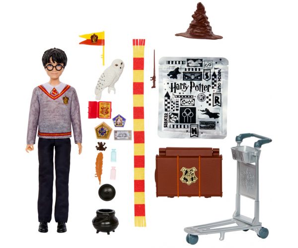 Set de joacă Harry Potter peronul 9 și 3/4 cu păpușă Harry – Mattel
