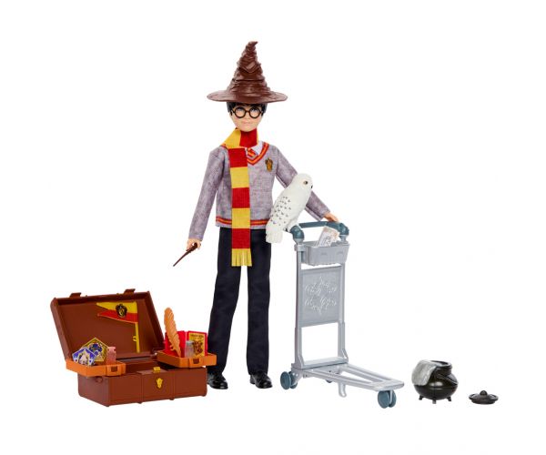 Set de joacă Harry Potter peronul 9 și 3/4 cu păpușă Harry – Mattel