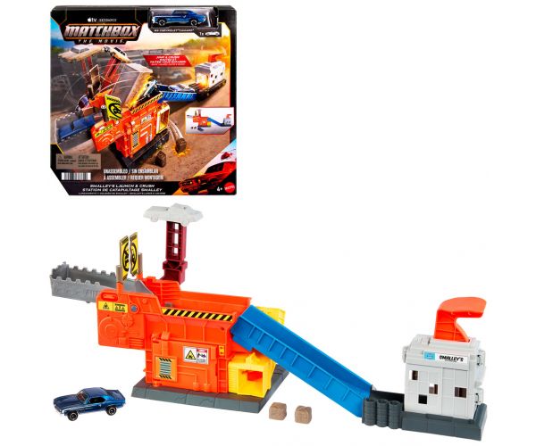 Set de joacă Matchbox Filmul: Depozitul de fiare vechi Smalley – Mattel